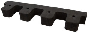 SME SMEMGR Magnet Gun Rest Black High Density Foam, Holds Guns Or Fishing Poles