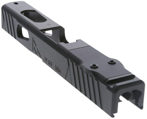 Rival Arms RA10G202A Precision Slide A1 QPQ Black 17-4 Stainless Steel with Front/Rear Serrations & RMR Optic Cut for 9mm Luger for GLOCK 19 GEN3 Pistols