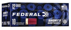 Federal Shorty Shotshell 12ga 1.75 inch rifled hollow-point slug box