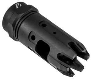 Strike Industries MK9COMP Mini King Comp Black Steel with 1/2"-28 tpi Threads & 2.30" OAL for 9mm Luger AR-Platform