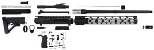 TacFire SSRK308LPK18BN AR Build Kit Rifle 308 Win AR-10 Black Nitride Aluminum 5/8"-24 tpi *Sports South Exclusive.