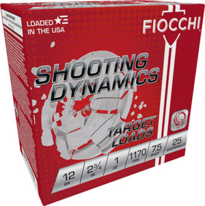 Fiocchi Shooting Dynamics 12ga 2-3/4 in 1 oz #7.5 shot box