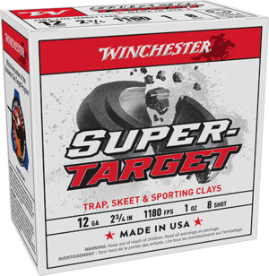 Winchester Super Target 12ga 2.75in 1oz #8 shot box