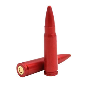 Carlsons 7.62x39 aluminum snap caps, red, 2-pack