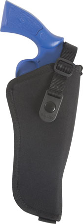 Allen 44818 Cortez  Size 18 OWB Style Black Polyester, Adjustable Strap & Belt Loop Mount Type fits 6" Barrel DA Revolver with Full Lug Right Hand