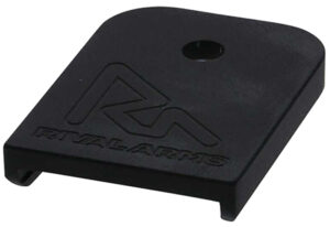 Rival Arms RA70G001A Mag Baseplate 9mm Luger/40 S&W/357 Sig, Compatible w/Glock (except 36/42/43/48), Black Aluminum