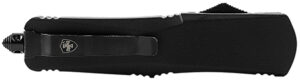 Templar Knife LBR231 Black Rubber Gen II Large 3.50" OTF Tanto Plain Black Oxide Stonewashed 440C SS Blade/5.25" Black Rubber/Aluminum Handle Features Glass Breaker Includes Pocket Clip/Sheath