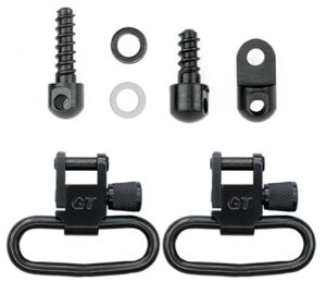 GrovTec US Inc GTSW313 Swivel Set Rifle 1.25" Black Phosphate Ruger 10/22