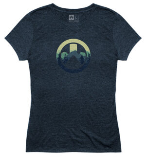 Magpul MAG1193-411-M Cascade Women's Navy Heather Cotton/Polyester Short Sleeve Medium