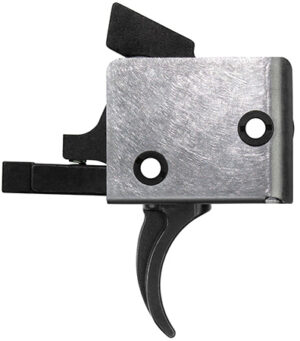 CMC Triggers 91505 Drop-In  Single-Stage Curved Trigger with 3-3.50 lbs Draw Weight & Black Finish for AR-15/AR-10 Ambidextrous
