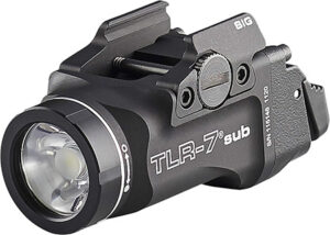 Streamlight 69401 TLR-7  Black Anodized 500 Lumens  White LED Sig Sauer P365/P365 XL