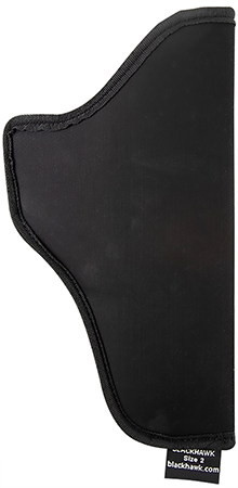 Blackhawk 40IP02BK TecGrip IWB Size 02 Black Laminate Fits Med/Intermediate DA Revolver Fits 4" Barrel Ambidextrous
