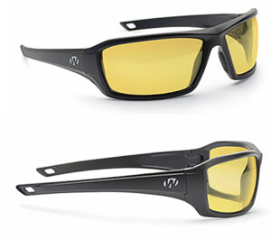 Walker's GWPIKNFF2AMB Ballistic Eyewear IKON Forge Adult Amber Lens Matte Black Frame