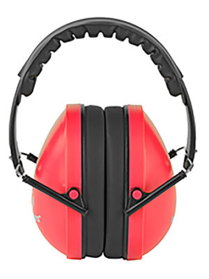 Walker's GWPYWFM2COR Folding Muff 23 dB Over the Head Coral/Black Polymer Fits Youth/Women