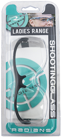 Radians WS2310CS Ladies Range Eyewear Women Clear Lens Gray with Aqua Accents Frame