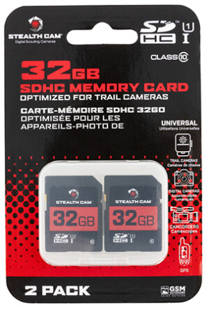 Stealth Cam STC32GB2PK SD Memory Card 32GB 2 Per Pkg