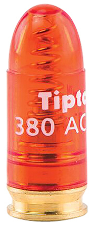 Tipton .380 ACP Snap Caps 5 pack red brass plastic