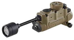 Streamlight Sidewinder Stalk Helmet Light 23/28/57/76 Lumens White White/Red/Green/Blue/IR LED Bulb Coyote 28 Meters Distance Features E-Mount
