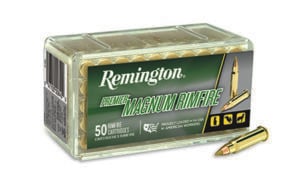 Remington Ammunition 20023 Premier Magnum Rimfire 17 HMR 17 gr Jacket Hollow Point 50 Per Box/ 40 Cs