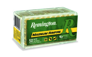 Remington Ammunition 20025 Magnum Rimfire 17 HMR 20 gr Jacketed Soft Point 50 Per Box/ 40 Case
