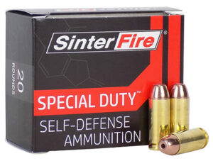SinterFire 10mm Auto 125 gr lead-free frangible hollow point ammunition