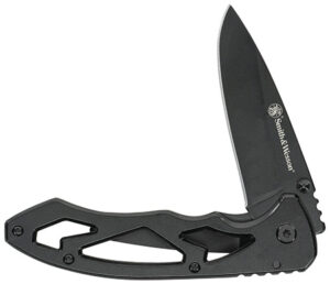 Uncle Henry CK400LCP Skeletonized Large 3" Folding Drop Point Plain Stainless Steel Blade 4.40" Handle Includes Pocket Clip