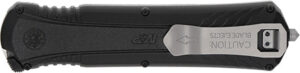 Smith & Wesson Knives 1181878 M&P 3.50" OTF Dagger Plain Satin AUS-8A SS Blade 5.16" Black