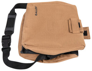 Allen 18420 Bench Shooting Bag  Empty Black/Tan 600D Polyester