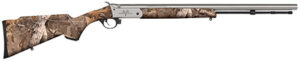 Traditions R721108432 Buckstalker XT 50 Cal 209 Primer 24", Stainless Cerakote Barrel/Rec, Next Wyld Camo Synthetic Stock