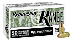 Remington Range 9mm Luger 115 gr FMJ box