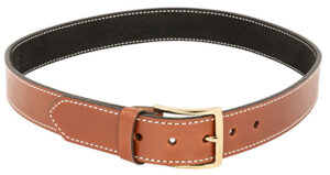 DeSantis Gunhide B12TL36Z0 Plain Lined Tan Leather, Belt Size 36", 1.50" Wide, Buckle Closure