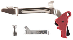 Apex Tactical 102P155 Action Enhancement Slim Red Drop-In Compatible w/Glock Gen3-4 17/19/22-27/31/32/33/34/35