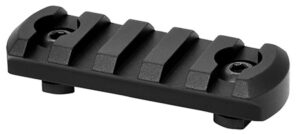 Warne 6202M M-LOK 5 Slot Rail  Black Anodized