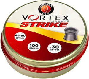 Hatsan USA HA90643 Vortex Strike Pellets 30Cal Lead Domed 100 Pellets