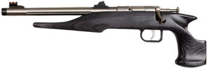 Chipmunk 40103 Hunter  Youth Frame 22 WMR Single Shot 9" Threaded Stainless Steel Barrel, Black Laminate Frame