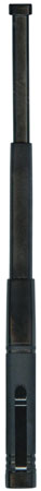 Smith & Wesson Knives SWBAT12BCP Baton  12.10" Collapsible Black Carbon Steel Includes Pocket Clip