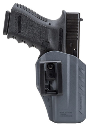 Blackhawk 417502UG A.R.C. IWB Urban Gray Polymer Belt Clip Compatible w/Glock 19/23/32/45 Belt 1.50-1.75" Wide Ambidextrous