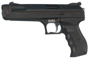 Beeman 2004 P17 Deluxe Air 177 Pellet 4.50" Polymer Frame Frame Black Finger Grooved Rubber Grips