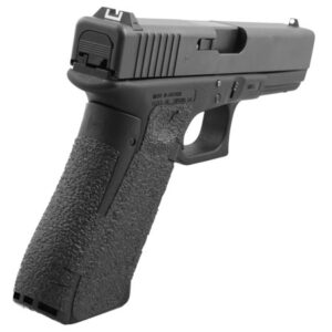 Talon Grips 382R Adhesive Grip 19/23/25/32/38/44 w/No Backstrap, Black Textured Rubber for GLOCK GEN5 Pistols