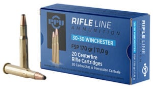 PPU .30-30 Winchester 170 gr Flat Soft Point ammunition box 20rd