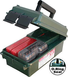 MTM Case-Gard AC30C-11 Ammo Can  Multi-Caliber Rifle/Handgun Forest Green Polypropylene