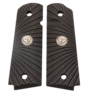 Wilson Combat 351AAFS Grip Panels 1911 Starburst G-10 Black