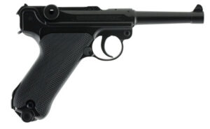 Umarex USA 2251800 Legends P.08  CO2 177 BB 21+1 4.60" Black Polymer Grips