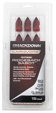Traditions A2011 Smackdown Carnivore 50 Cal 305 gr/ 15rd Box