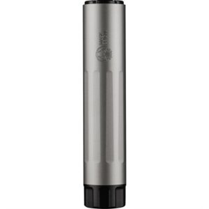 MASK 22 LONG RIFLE RIMFIRE DIRECT THREAD SUPPRESSOR SILVER