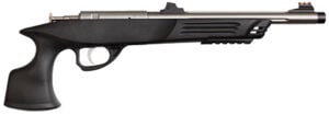 Crickett KSA796 Pistol Adult Frame 22 WMR Single Shot 9" Threaded Stainless Steel Barrel, Black Polymer Frame