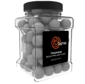 Byrna Kinetic Projectiles .68 Cal solid plastic projectile tub