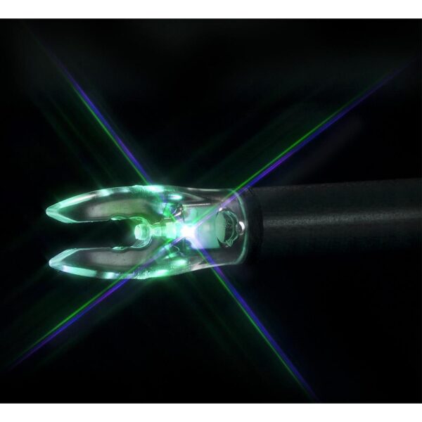 Nockturnal FIT Lighted Nocks Strobing Blue/Green 3 pk.