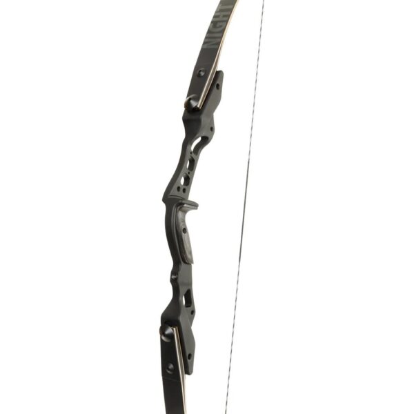 October Mountain Night Ridge ILF Recurve Bow Black 60 in. 50 lbs. RH