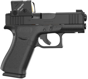 Glock 43X M.O.S. 9mm with Aimpoint COA optic, black finish